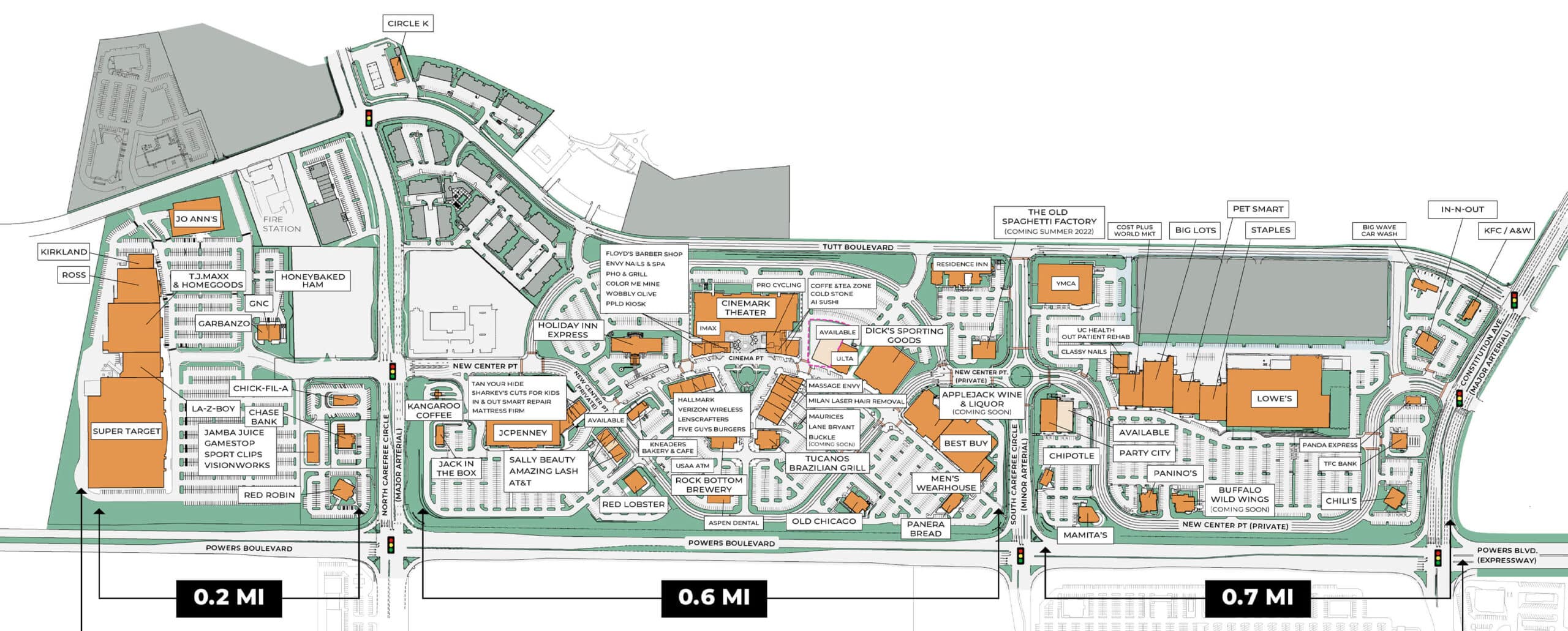 First and Main Town Center Best Shopping in Colorado Springs